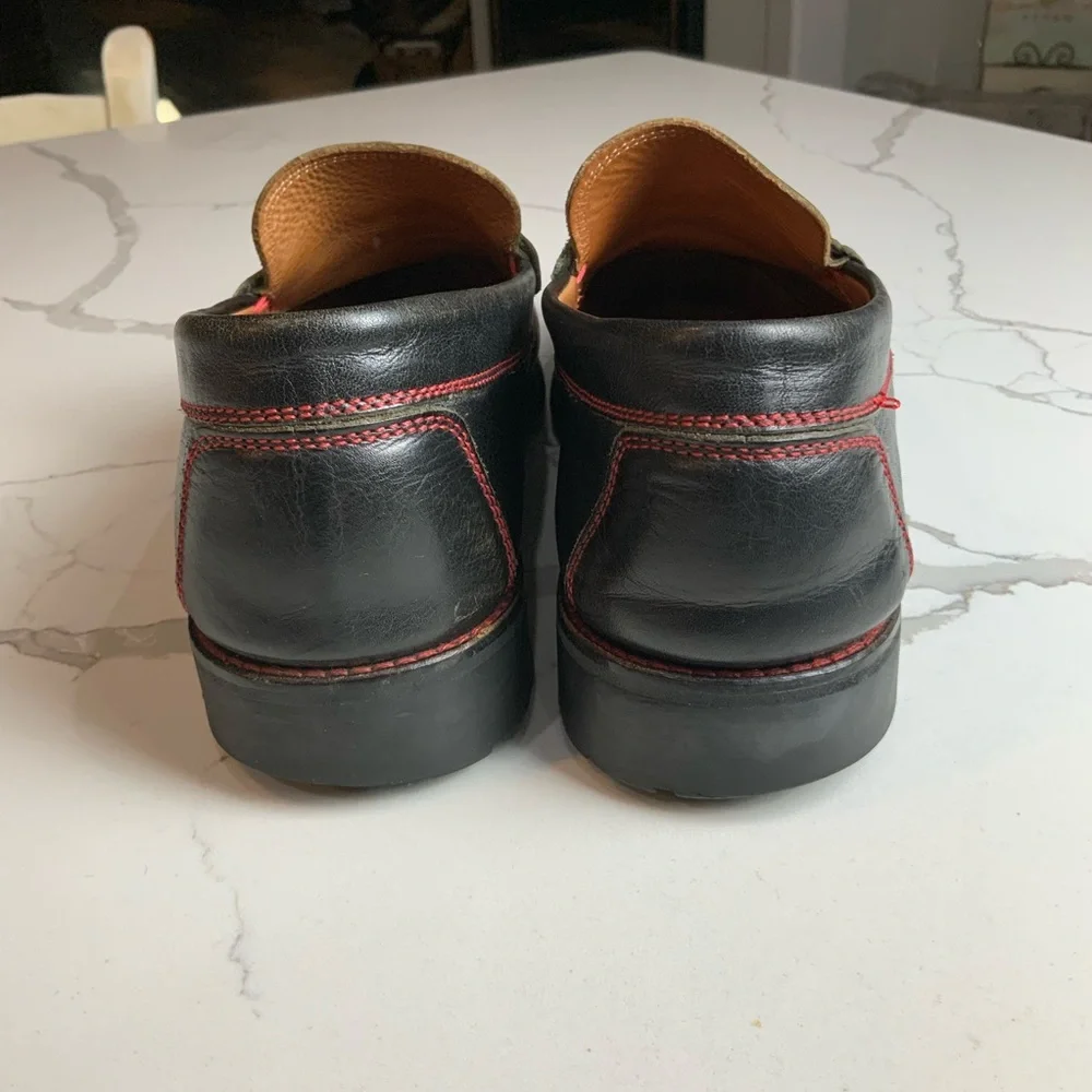 Donald J Pliner loafers with horse bit size 10
